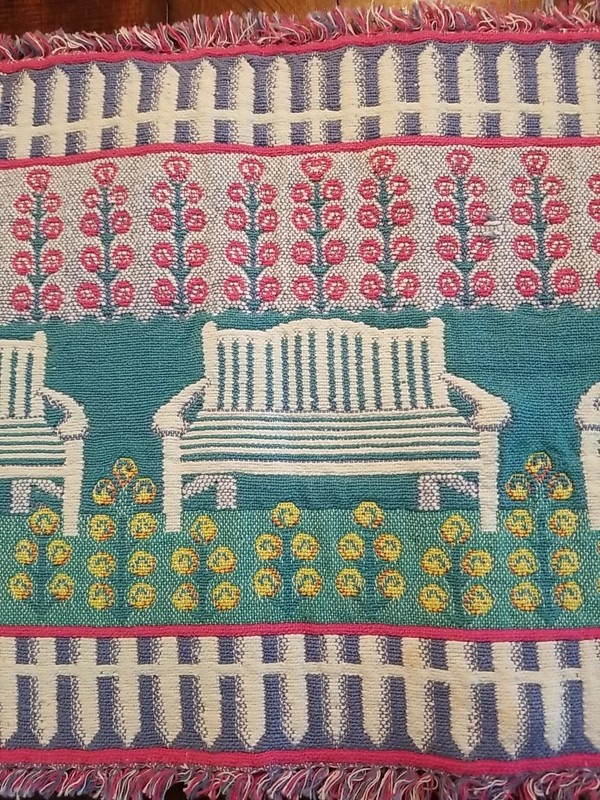 woven art Table runner Boho 1 Ft By 3 Ft Vintage gallery