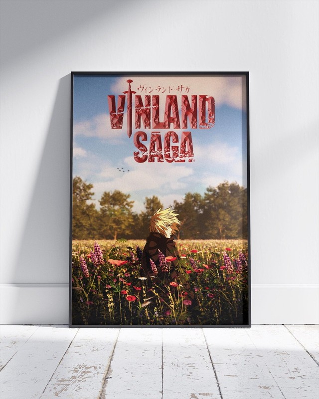 Vinland Saga Thorfinn Field Scene Anime Manga Wall Art Poster Print