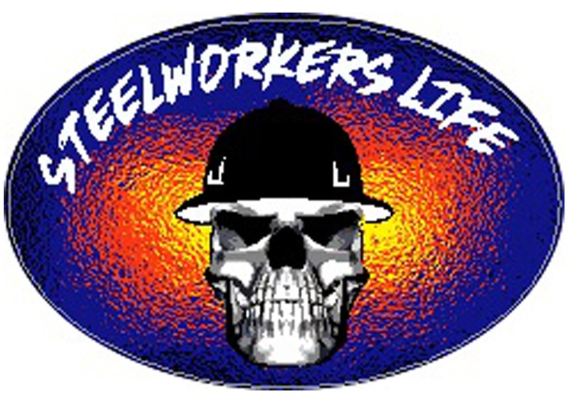 Steelworkers Life hard hat sticker, CSW-7