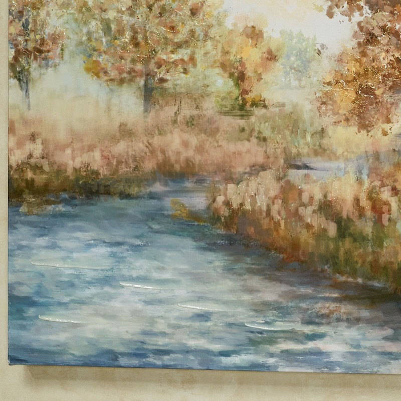 Golden Afternoon Landscape Giclee Canvas Wall Art Fall Foilage gallery