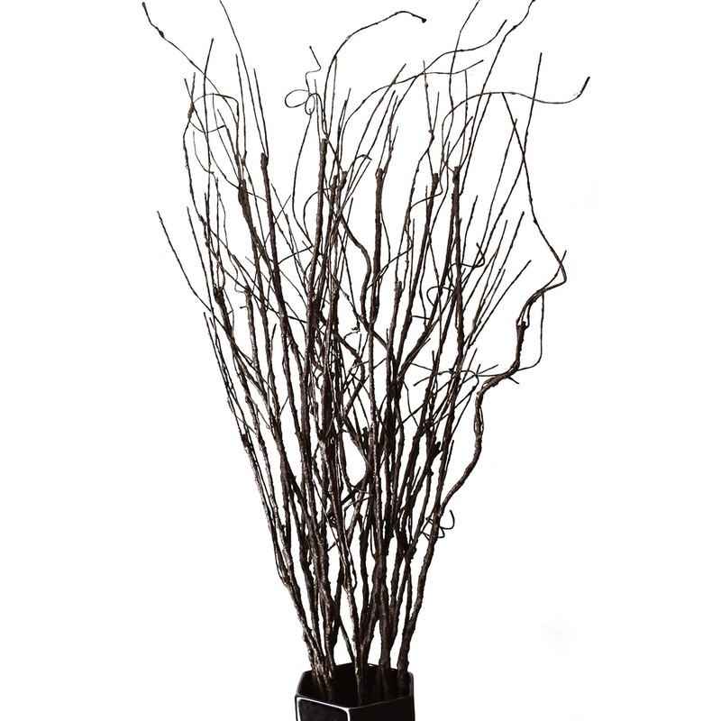 FeiLix 10PCS Lifelike Curly Willow Branches Decorative Dried Artificial Twigs…