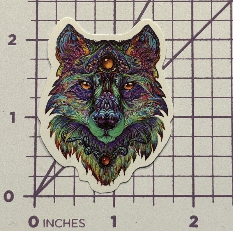 Hippie Raccon Wild Spirit Animal – Vinyl Decal Sticker Bomb Peace Love Trippy