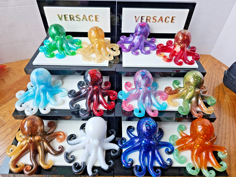 Swiftie Inspired Handmade Resin Octopus! SET of all 12! 2 Variations