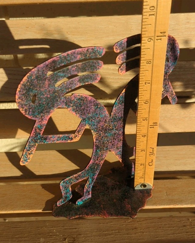 Kokopelli Musicians Plasma Cut Metal Handmade And Unique Beautiful Colors gallery