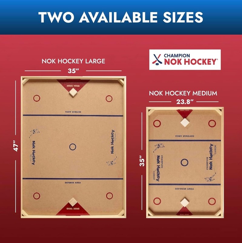 Champion Nok Hockey Game Standard Size — Wooden Board Games for Adults & Chil... gallery