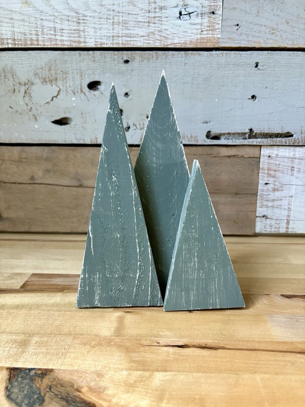 Wood Tree Shelf Sitter Decoration Rustic Country Farmhouse Christmas