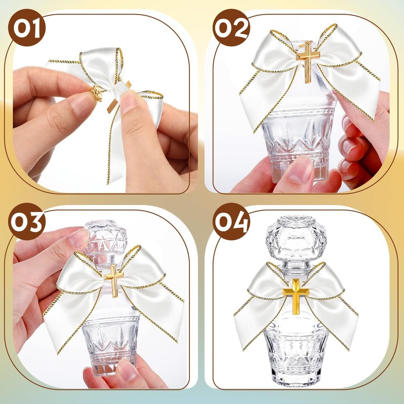 Chuangdi 20 Set Holy Water Bottle 50Ml Wishing Bottle Cork Empty Holy Container gallery