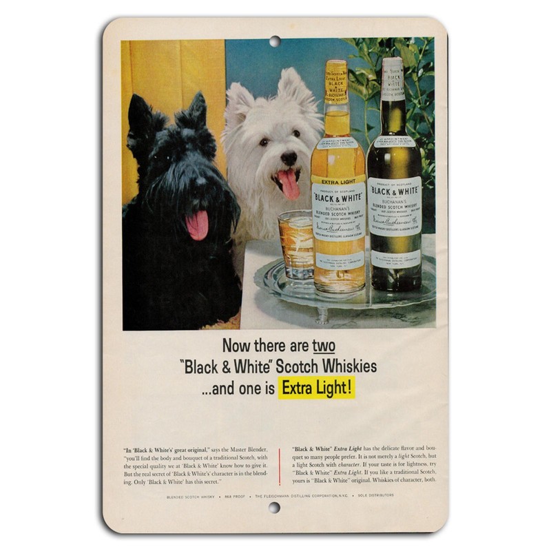 Scotch Whisky Sign BanginPrints Vintage Aluminum Metal Rectangle Decor
