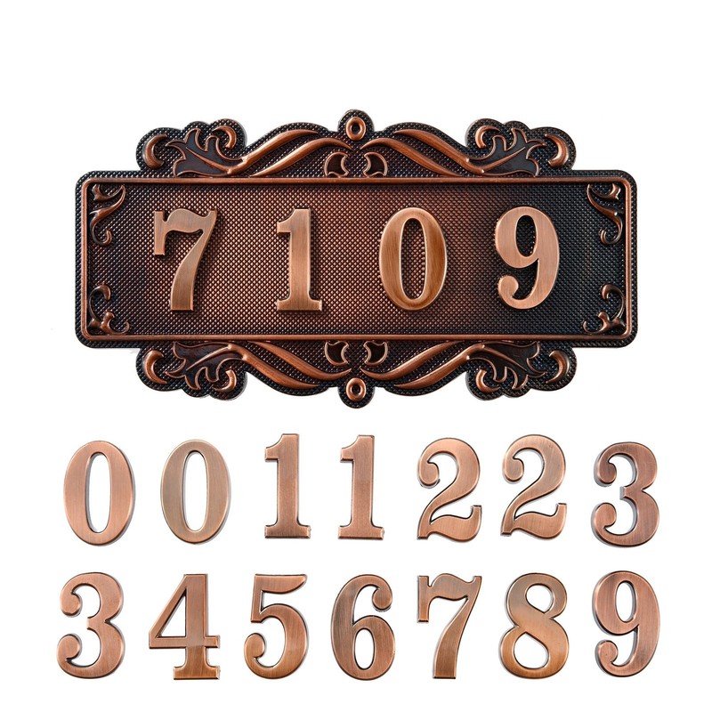 Door Number Plate, Apartment Door Number Sign, House Address Room Number Plaques