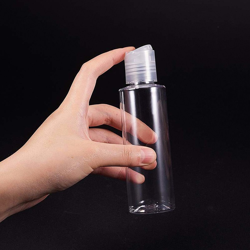 1Set 8Pcs 200ml(6.7 OZ) Empty PET Plastic Portable travel Bottle with disc cap gallery