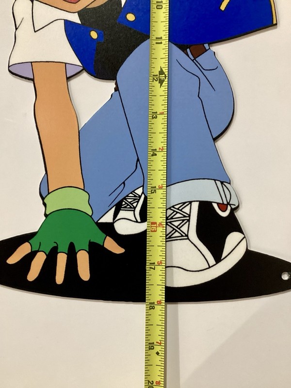 Pokémon Ash & Pikachu Metal Sign 9” X 18 Made On 20 Gauge Steel gallery