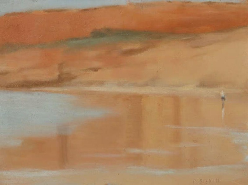 Wet Sand Angelsea : Clarice Marjoribanks Beckett : 1927 : Archival Art Print
