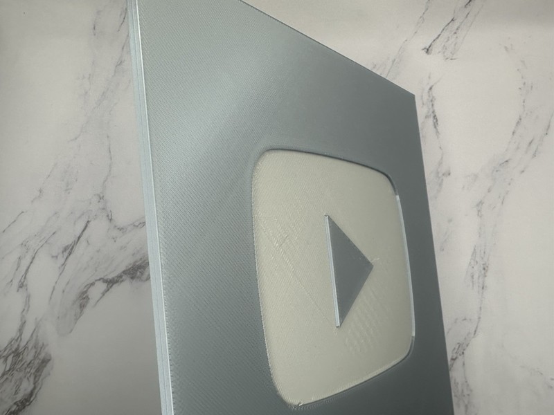 Custom YouTube Play Button Replica Personalized Channel Award Milestone Plaque gallery