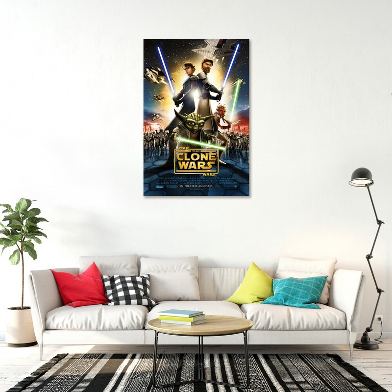 Star Wars: The Clone Wars - Movie Poster / Print (Regular) (Size: 27" X 40") gallery