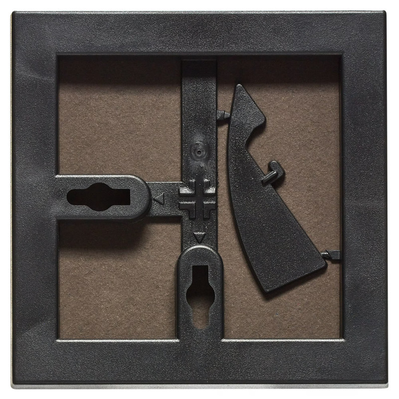 (6 pack) Mainstays – 4x4 Picture Frame – Black Front Loading Wall or Tabletop Ph gallery