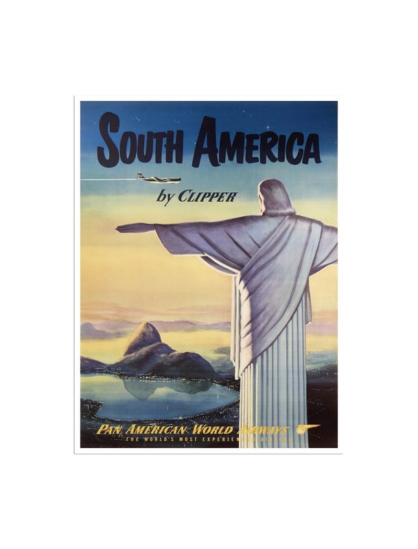 South America Poster Rio De Janeiro Art Brazil Print 12×16″ TR60