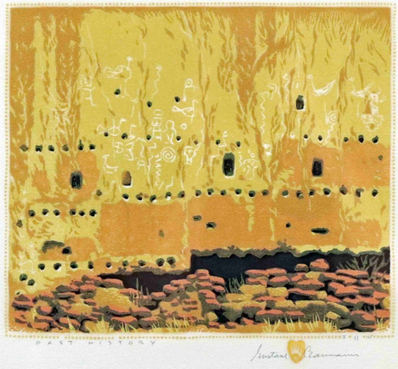Gustave Baumann Past History : Archival Quality Giclée Art Print 1932