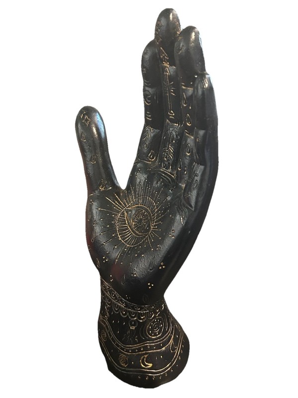 Hand Hamsa Evil Eye 9.5 Inch Astrology Spiritual Art Decoration gallery
