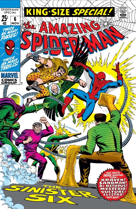 AMAZING SPIDER-MAN ANNAUL #6 COMIC BOOK COVER 11″x17″ POSTER PRINT