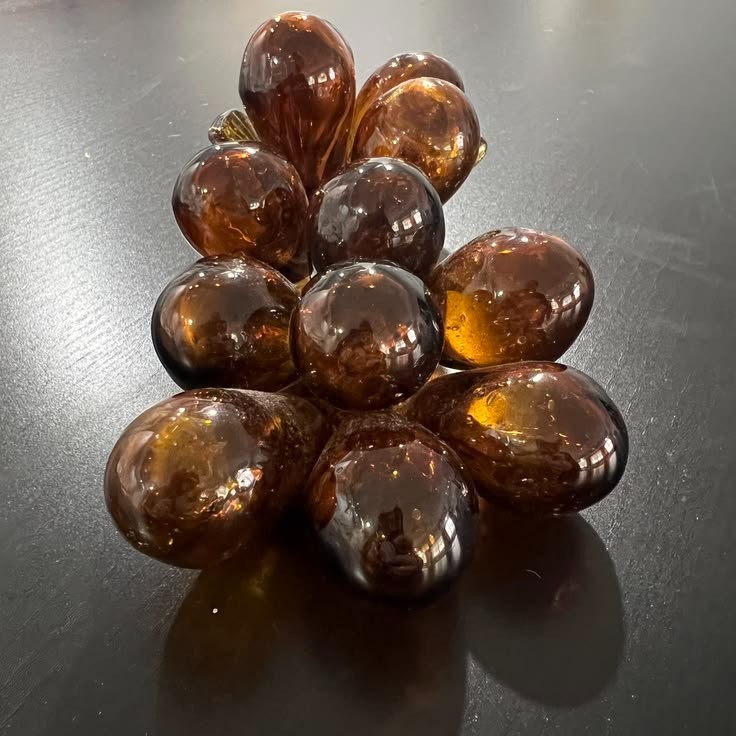 Vintage Retro MCM Mid-Century Modern Large Murano Blown Glass Grapes gallery