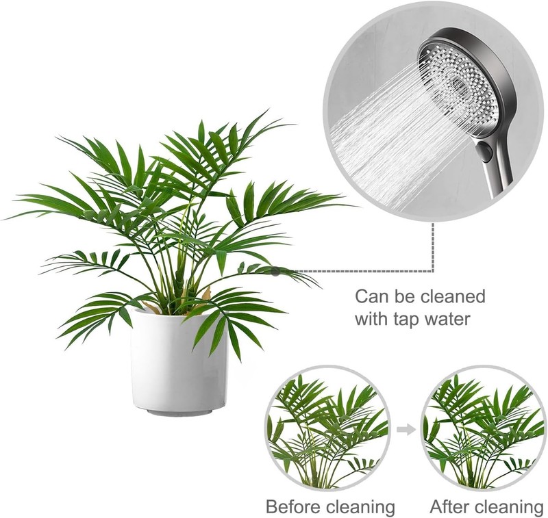 Instantly Beautify Spaces with Our 12-Inch Artificial Palm Plant - Easy Care! gallery