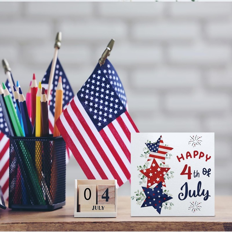 4th of July Patriotic Star Decor Americana 5 x 5 inches, PAT1 gallery