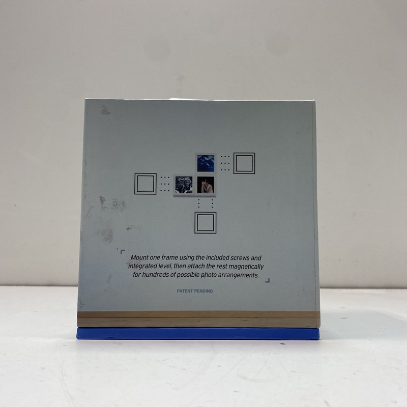 Magnaframe Magnetic Photo Frame Set 6 Pack 4x4 Square White New MF03002 gallery