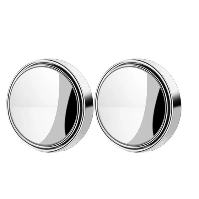 2X BLIND SPOT MIRROR Adjustable Wide Angle Convey Car Motorcycle Van Bike Convex