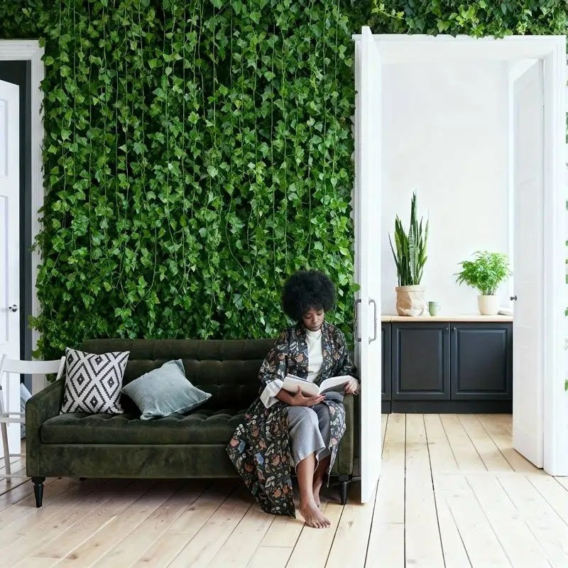 24PCS Artificial Ivy Garland 19M Green Vine Wall Decor Wedding Party Home Decora gallery