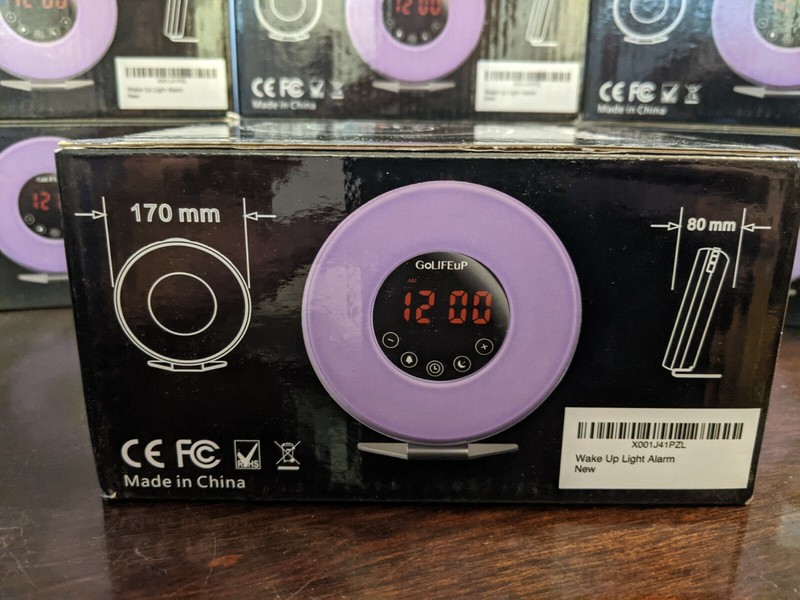 GoLifeup Mood Light , FM Radio, Alarm Clock , 6 Natural Sounds - NEW IN BOX gallery