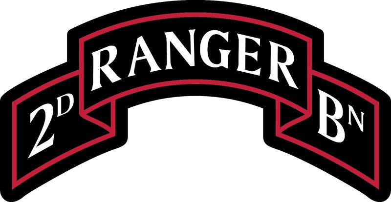 75th Ranger Regiment Scroll, Perma-Sticker, Full Color, $1 Shipping 2/75