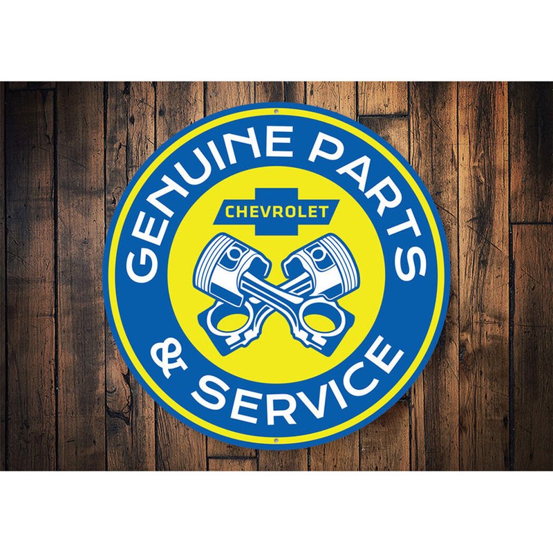 Chevy Parts Garage Sign Chevrolet Automotive Car Man Cave Sports Automobile gallery