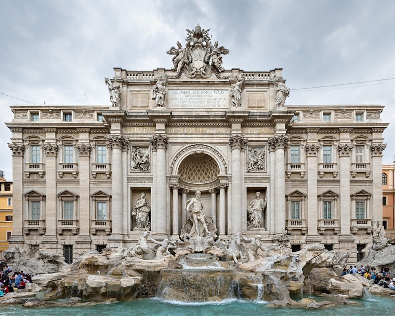Trevi Fountain in Rome, Italy 8×10 Photo Picture