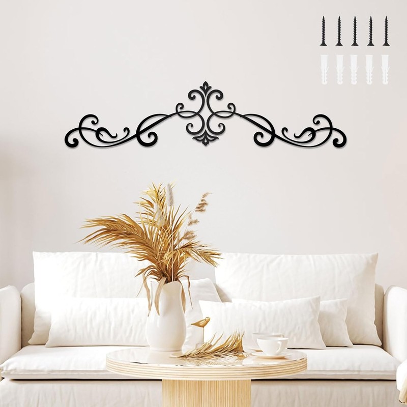 ShxTrade Metal Wall Art Decor, Metal wall hanging for Living Room, Style 1
