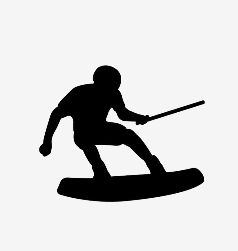 WAKEBOARDER WAKEBOARDING Vinyl Decal Sticker Car Window Wall Bumper Dope Trick