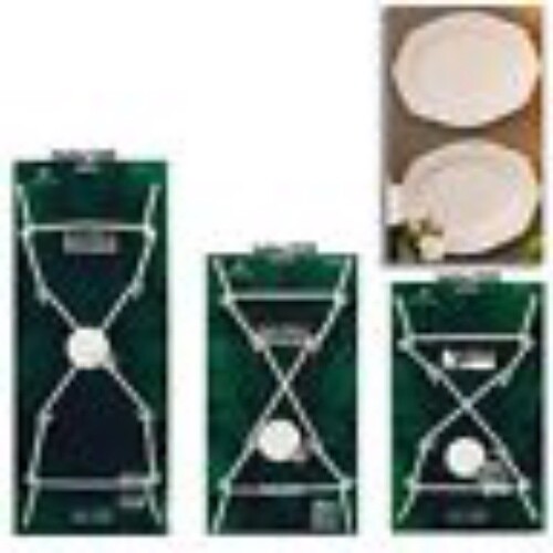 DELUXE WIRE PLATE HANGER Choice of 6 SIZES BRASS or WHITE FREE SHIPPING gallery