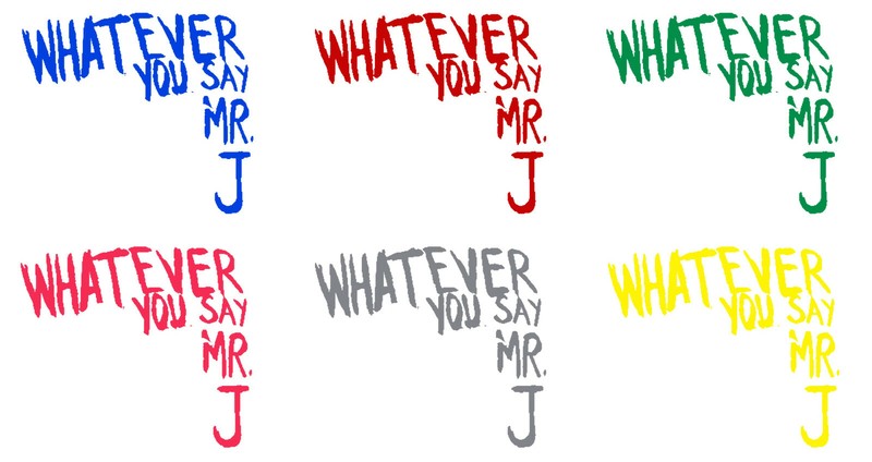 Vinyl Decal Truck Car Sticker Laptop - DC Comics Joker Harley Whatever You Say gallery