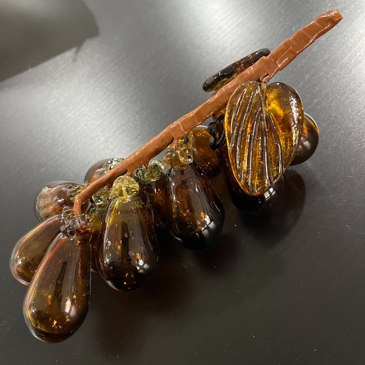 Vintage Retro MCM Mid-Century Modern Large Murano Blown Glass Grapes gallery