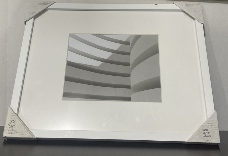 Room Essentials – Thin White Gallery Frame – 14 x 18 Matted To 8 x 10 in