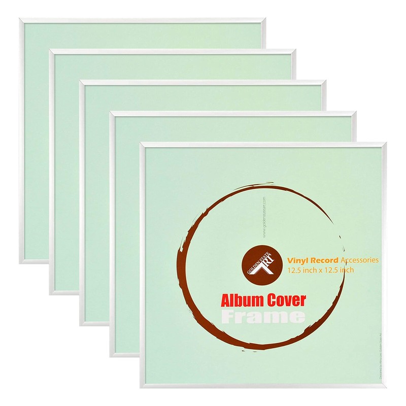 12.5×12.5 Square Aluminum Vinyl Record Album Cover Frame Acrylic Glass