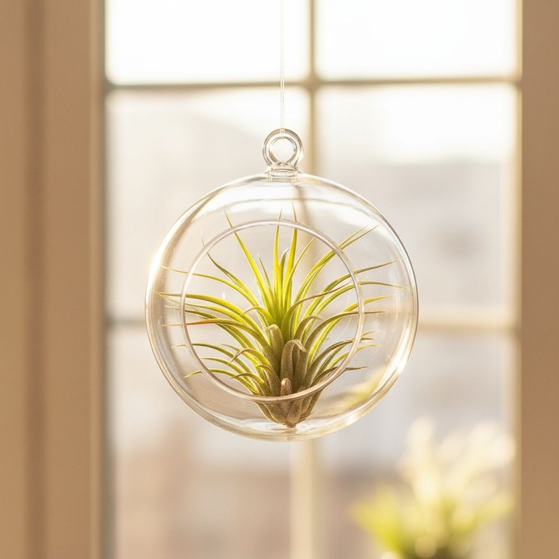 Artificial Air Plant Set of 3 Real Touch Faux Tillandsia Plants Small Faux Air P gallery