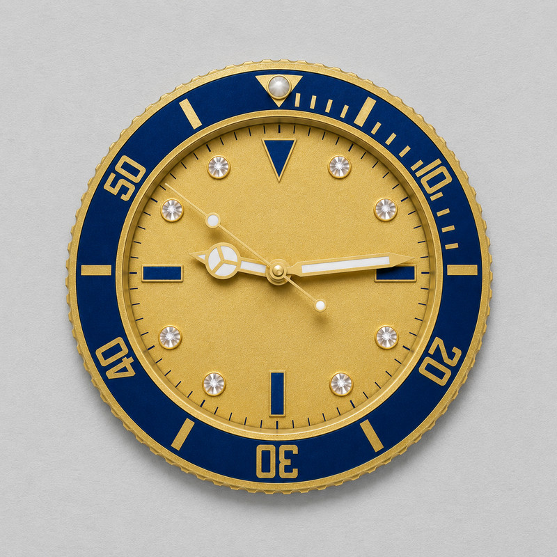 Designer Wall Clock with all marks