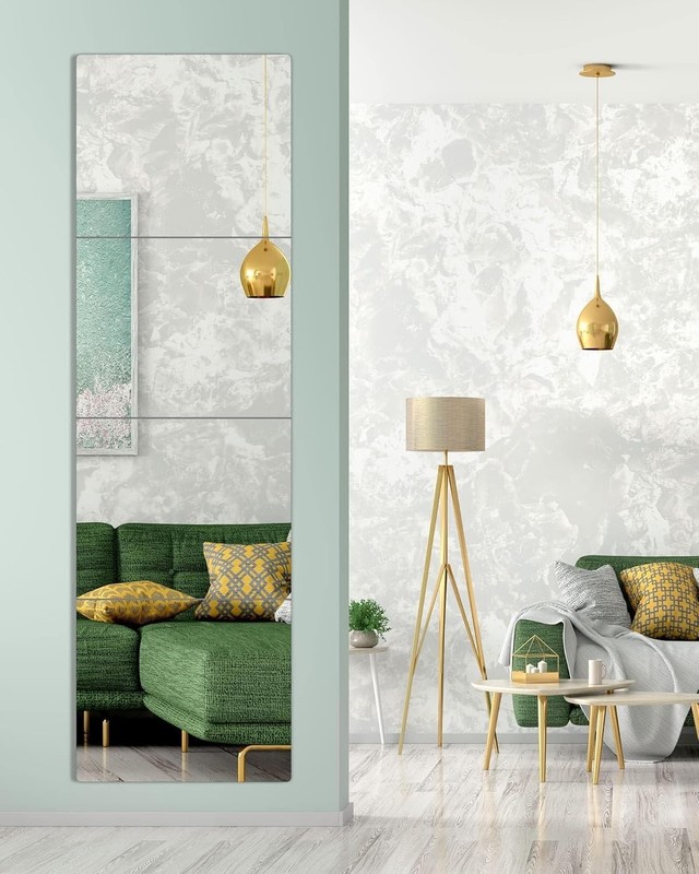 Unbreakable Full Length Mirror for Wall Mounted, over the Door Mirror, Full Body gallery