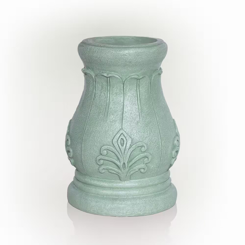 Gazing Globe Display Stand 12 In. Tall Indoor/Outdoor Roman Column Durable New