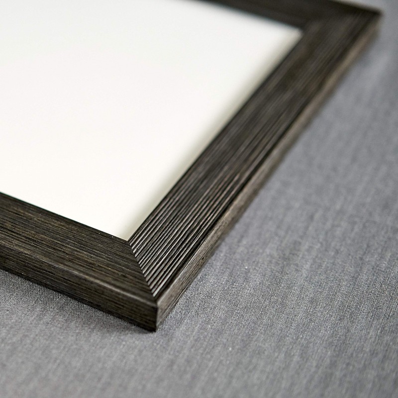 11x8 Thin Bamboo Picture Frame, UV Acrylic, 2 Finishes - Gold and Brown gallery