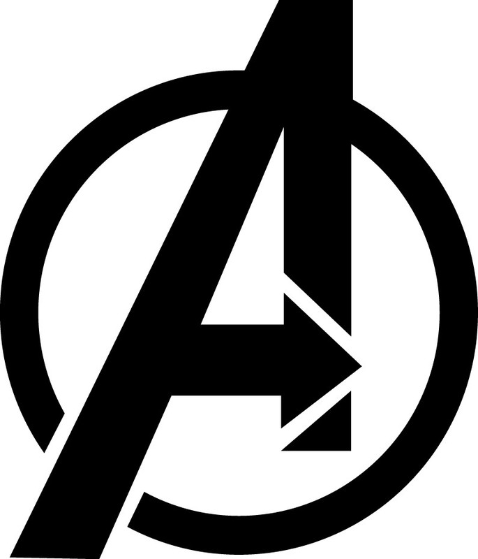 Avengers “A” Decal Vinyl Sticker 3 Inches Tall Choose your Color! Marvel Comics