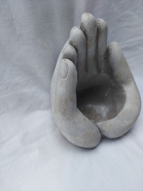 Hand,Coin/ Key Holder. Candle Holder. Conversation Piece. gallery