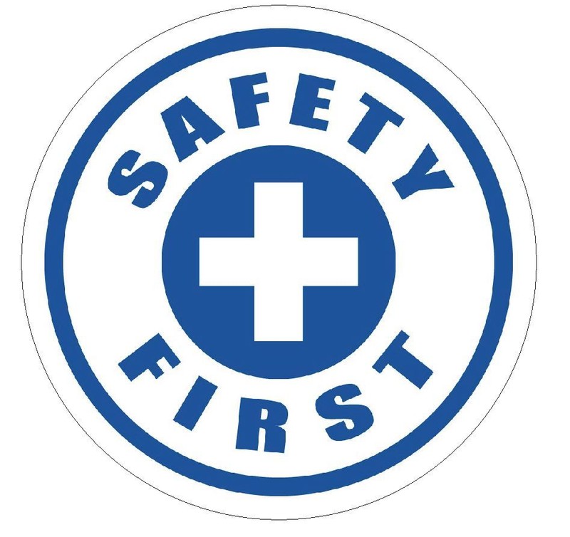 Safety First Hard Hat Decal Hard Hat Sticker Helmet Safety Label H33