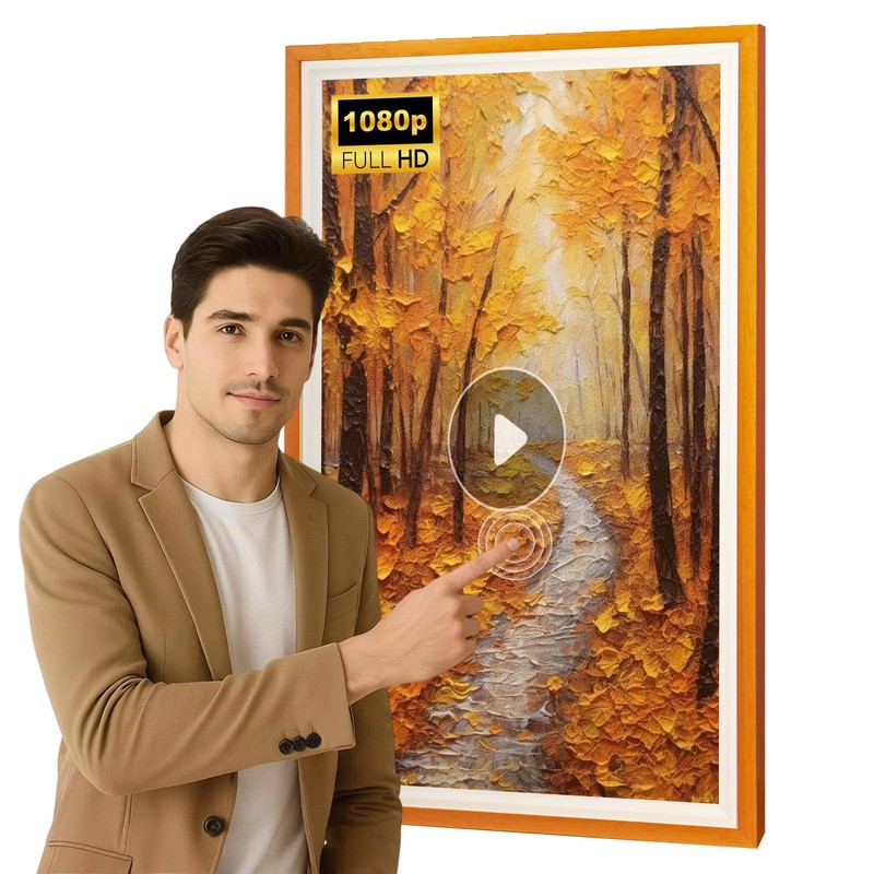 43Inch Large Digital Picture Frame Touch Screen 1920×1080 FHD with stand Gifts