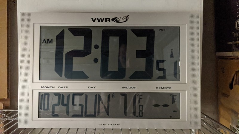 VWR Traceable GIANT-DIGITS Radio-Controlled Atomic Clocks 89087-394 Temperature gallery